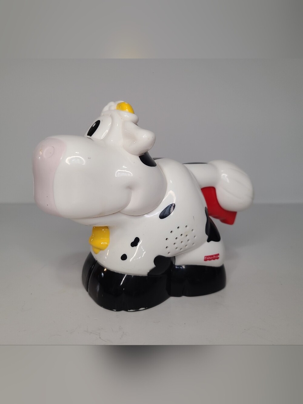 Fisher Price Barnyard Basics Farm Cow Flashlight Light & Moos Tested Works